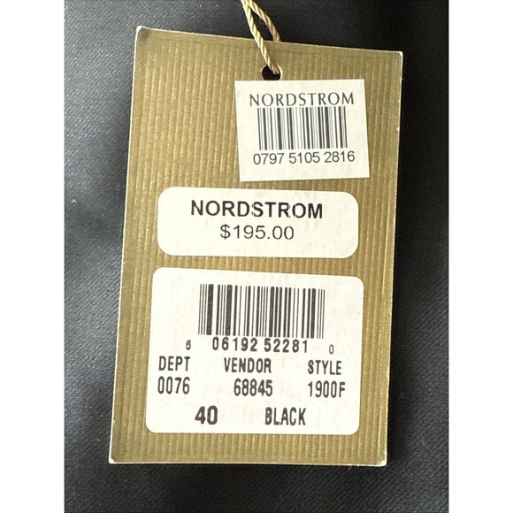 Santorelli Mens NEW Romeo‎ Luxury 100% Wool Black Dress Pants 40W Made in Italy - Picture 10 of 12